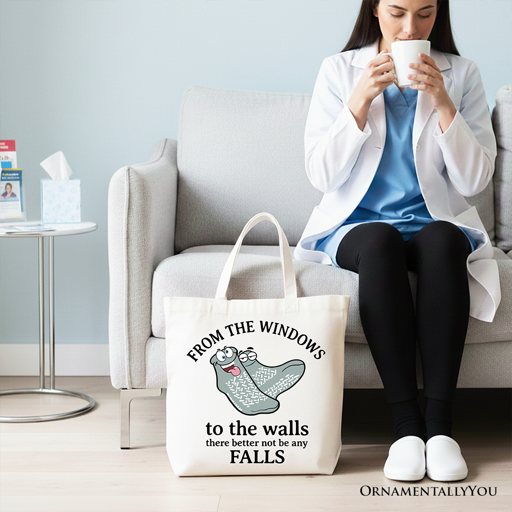 Funny Quote Canvas Tote Bag, From The Windows To The Walls Shopper