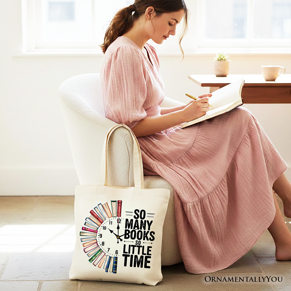 So Many Books So Little Time Tote Bag, Reader Gift Shopper