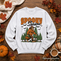 Spooky Season Bigfoot Sweatshirt, Halloween Sasquatch Pumpkin Sweater