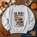 The Real Horror Story My Bank Account Sweatshirt, Funny Halloween Decor Shopping Sweater