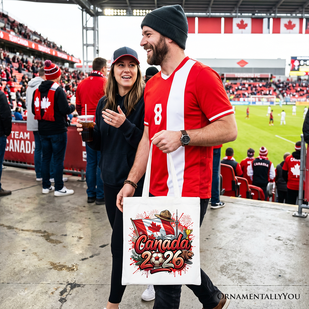 Canada 2026 Soccer Global Championship Fan Tote Bag Shopper