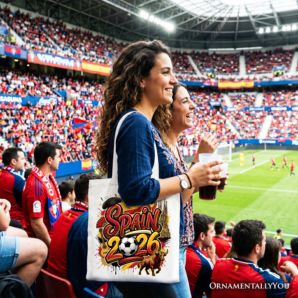 Spain 2026 Soccer World Cup Fan Tote Bag – La Roja Championship Gift