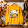 Cozy Campfire Ghosts Sweatshirt, Fall Halloween Pumpkin Sweater