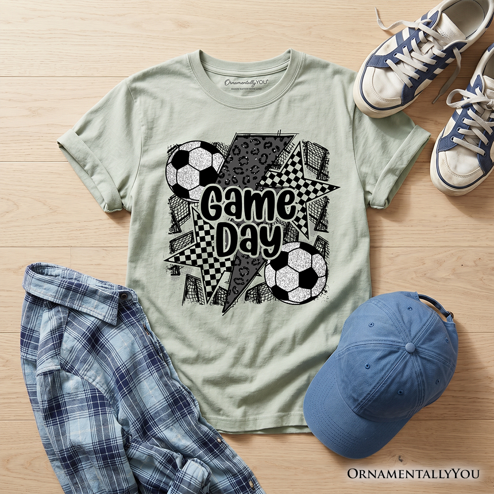 Kids Soccer Game Day T-Shirt, Coquette Sports Youth Graphic Tee