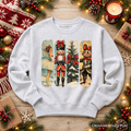 Ballet and Nutcracker Christmas Sweatshirt, Coquette Bow and Mouse Vintage Holiday Sweater