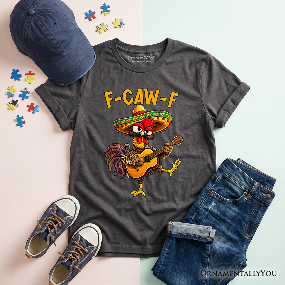 Funny Rooster Cinco De Mayo Graphic T-Shirt for Kids & Youth