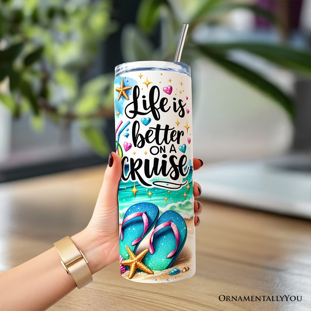 Personalized Cruise Vacation 20oz Stainless Steel Travel Tumbler