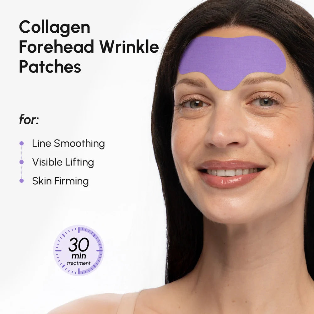 Collagen Forehead Wrinkle Patches for Smoothing and Skin Firming - Image 2