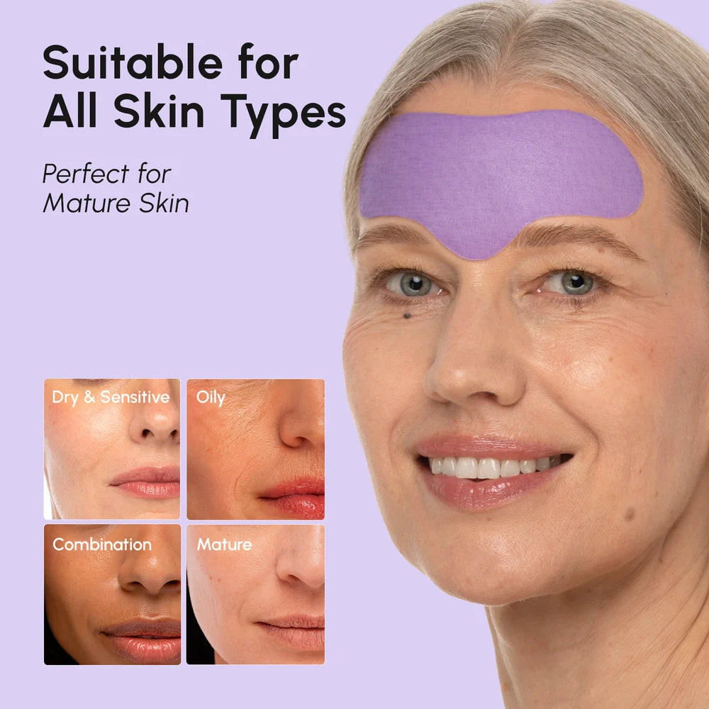 Collagen Forehead Wrinkle Patches for Smoothing and Skin Firming - Image 5