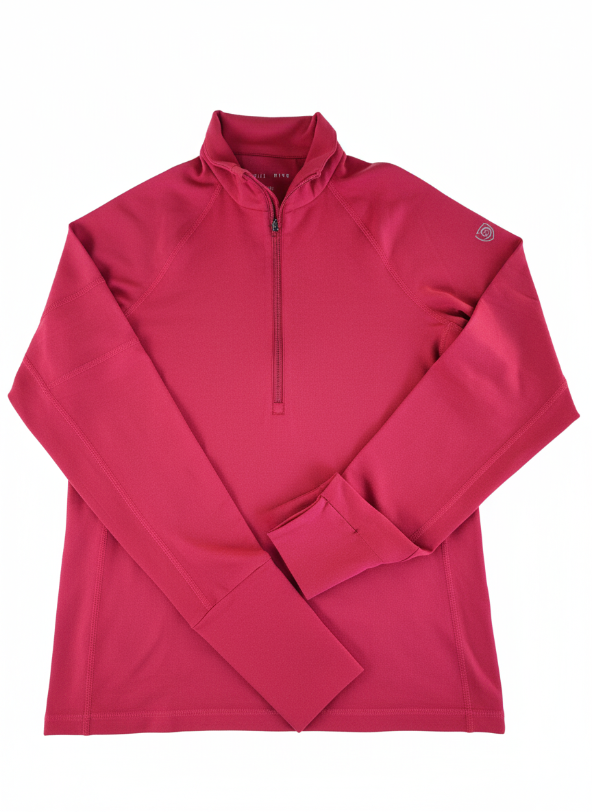 Mid-Weight Long Sleeve Half Zip Performance Top - Image 4