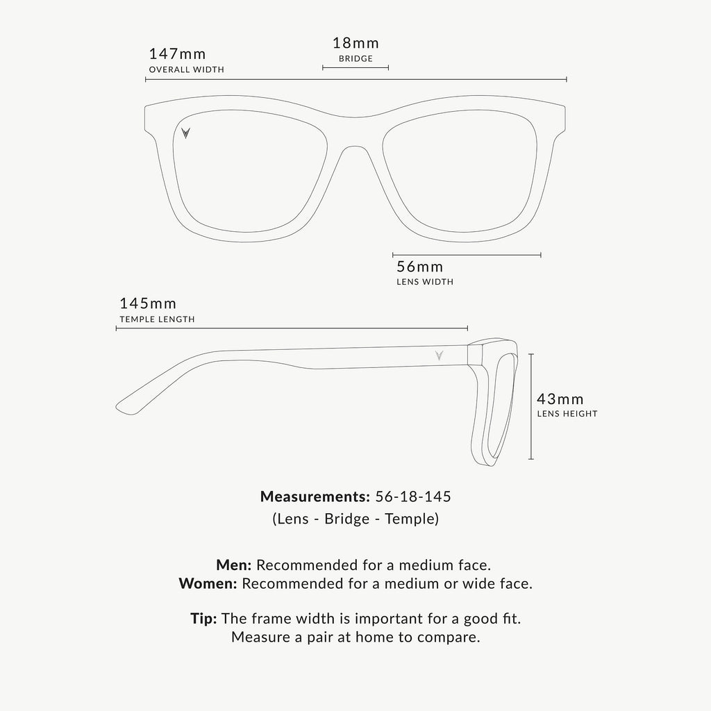The Emery Oversized Rye Tort Sunglasses with Polarized Lenses