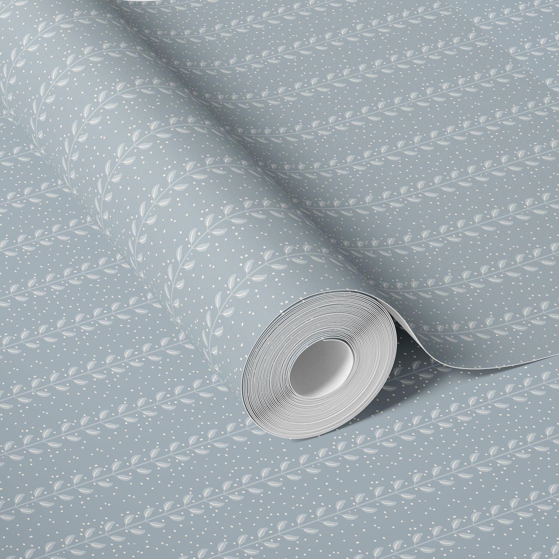 Francesca Geometric Wallpaper in Sage-Green and Beige