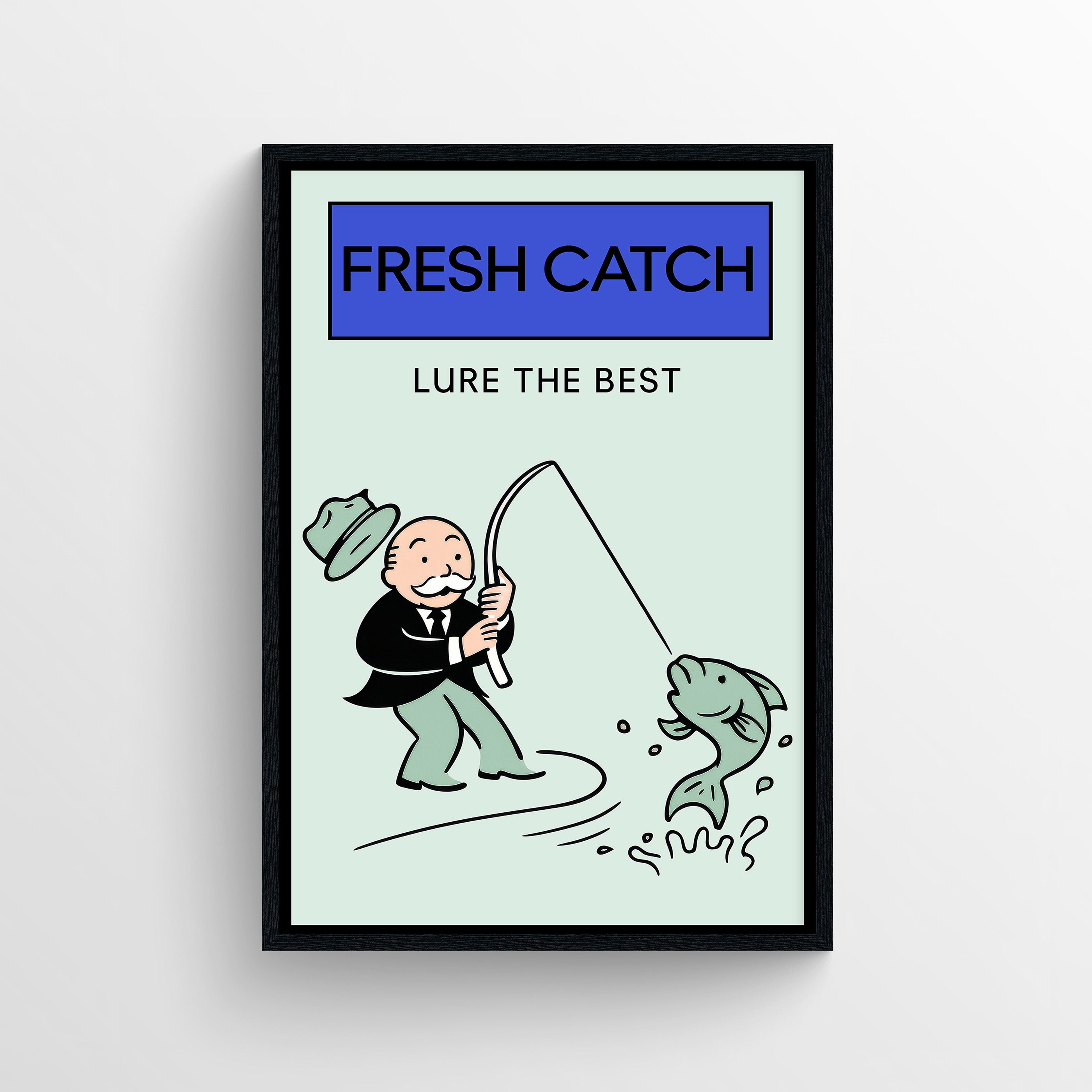 Fresh Catch Monopoly Poster