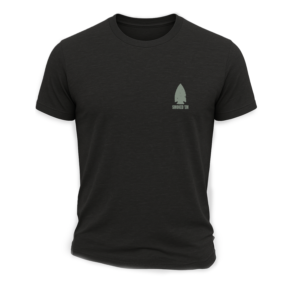 American Bowhunter Unisex Patriotic Outdoor Tee - Black & Grey