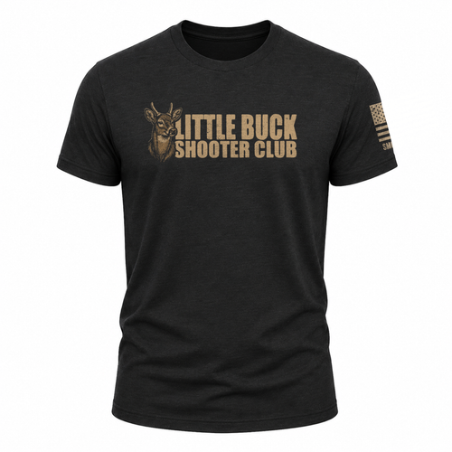 "Little Buck Shooter Club" Tee - Black