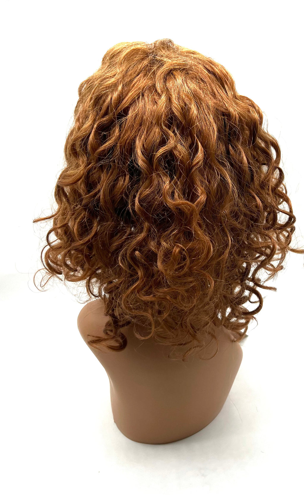 15" Curly Lace Front Remy Human Hair Wig