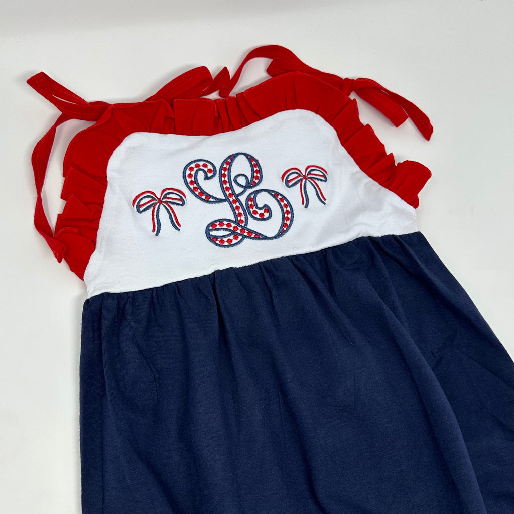 Red, White and Blue Sunsuit