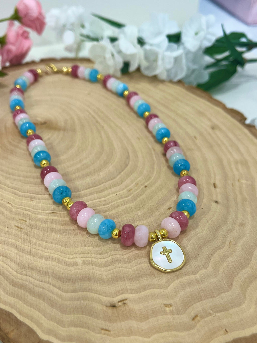 Christian Cross Necklace – Fruit of the Spirit Necklace