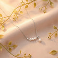 Elegant 925 Sterling Silver Pearl Chain Necklace - Delicate Pearl Jewelry