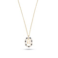 Armenian Alphabet Initial Necklace – Gold-Plated with Zircon