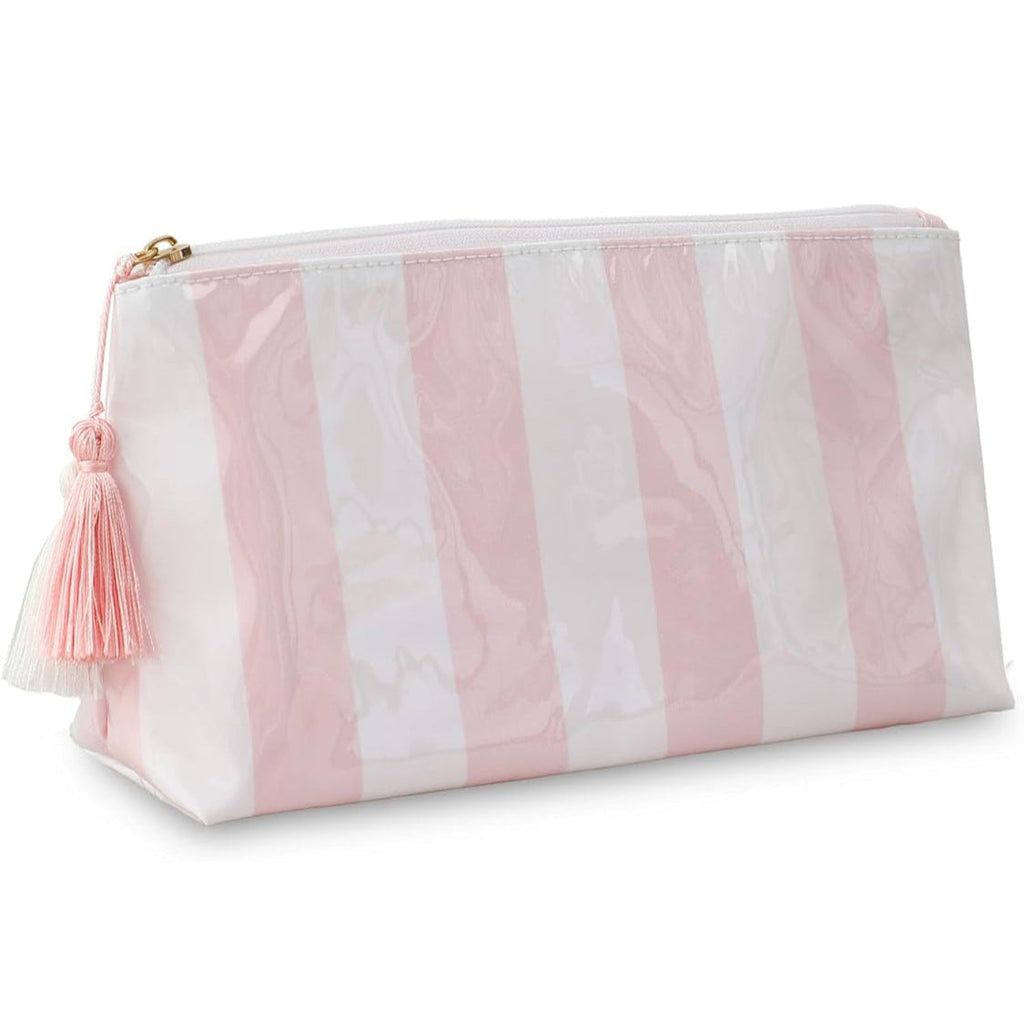 Waterproof Striped Bag - Pink