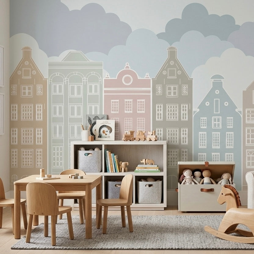Canal Wallpaper by Margaret Clavell
