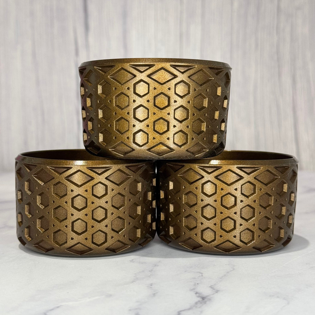 Deep Bronze Metallic Waffle Boot