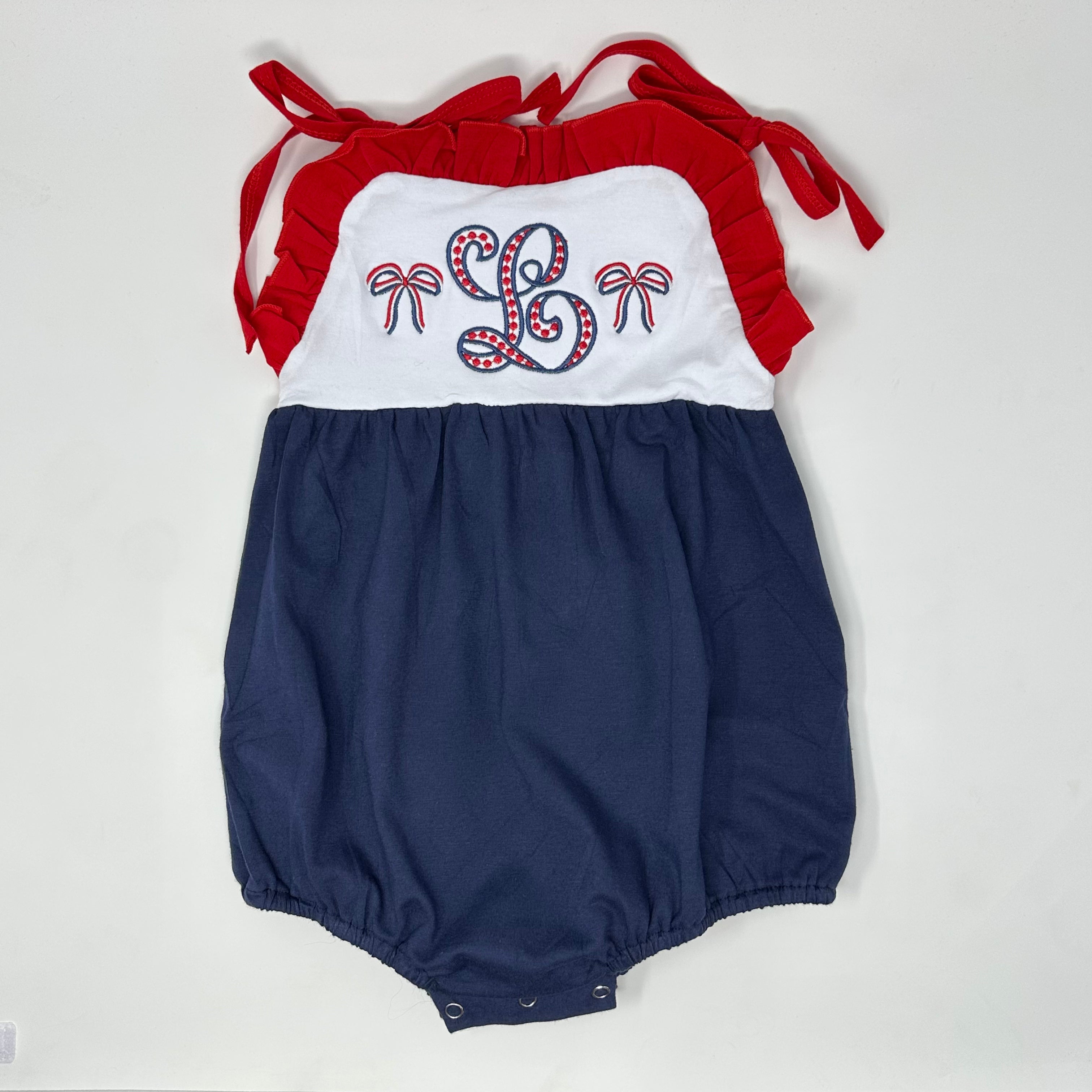 Red, White and Blue Sunsuit