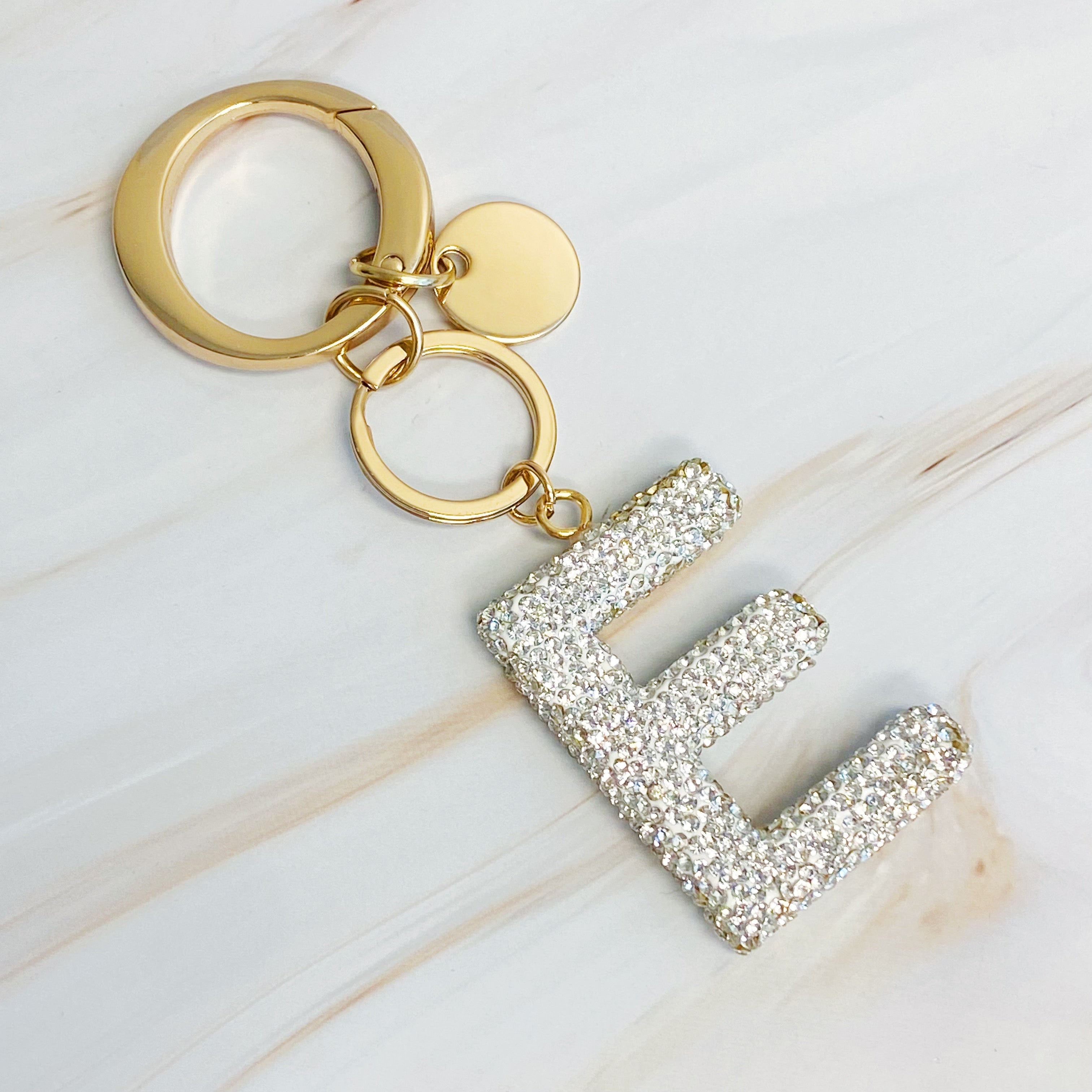 It Girl Glam Initial Key Chain