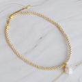 Satin Rope Baroque Pearl Necklace