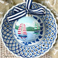 3" CHRISTMAS SAILBOAT ORNAMENT KP