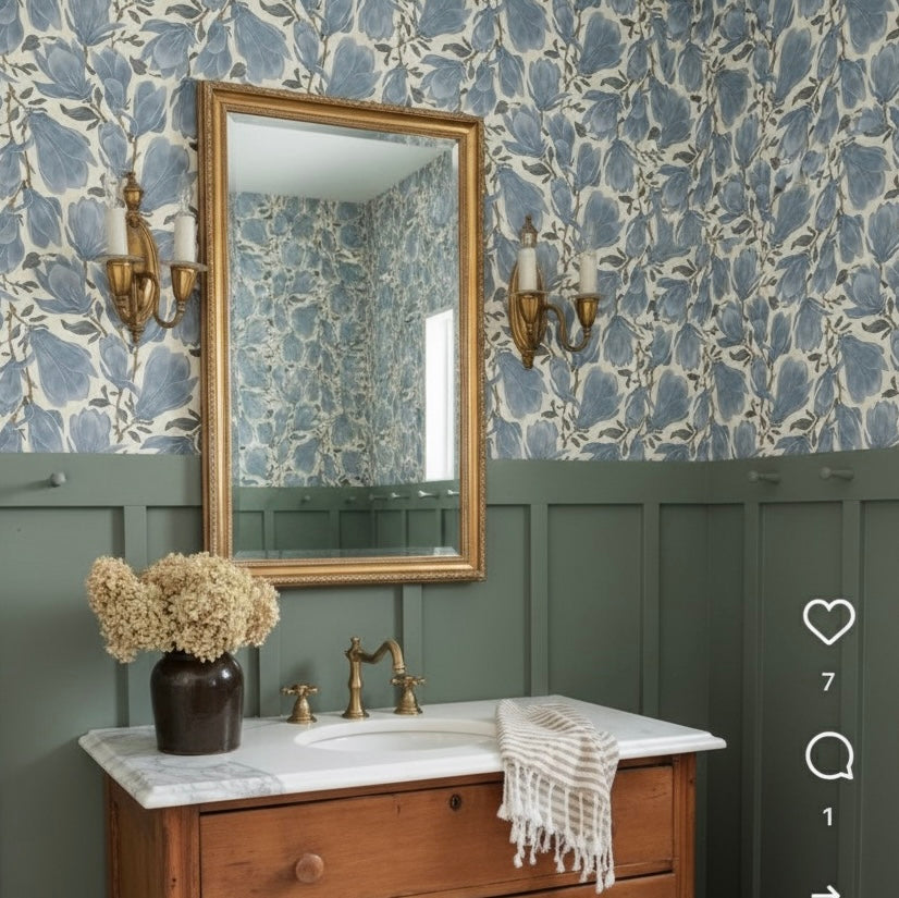 Cornelia Removable Wallpaper Peel and Stick Floral Wall Art