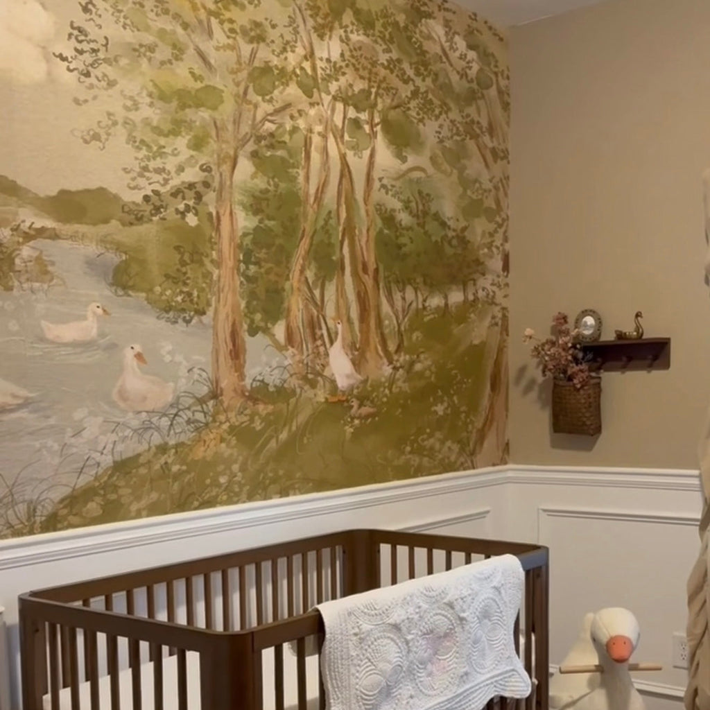Nils pattern wallpaper design by Celeste Clark