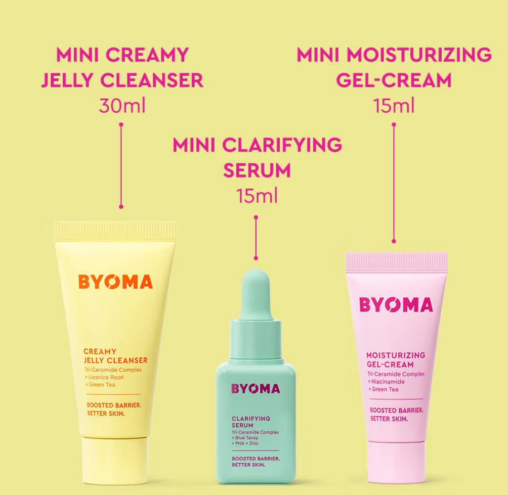 Clarifying Starter Skincare Kit for Clear Skin & Barrier Repair