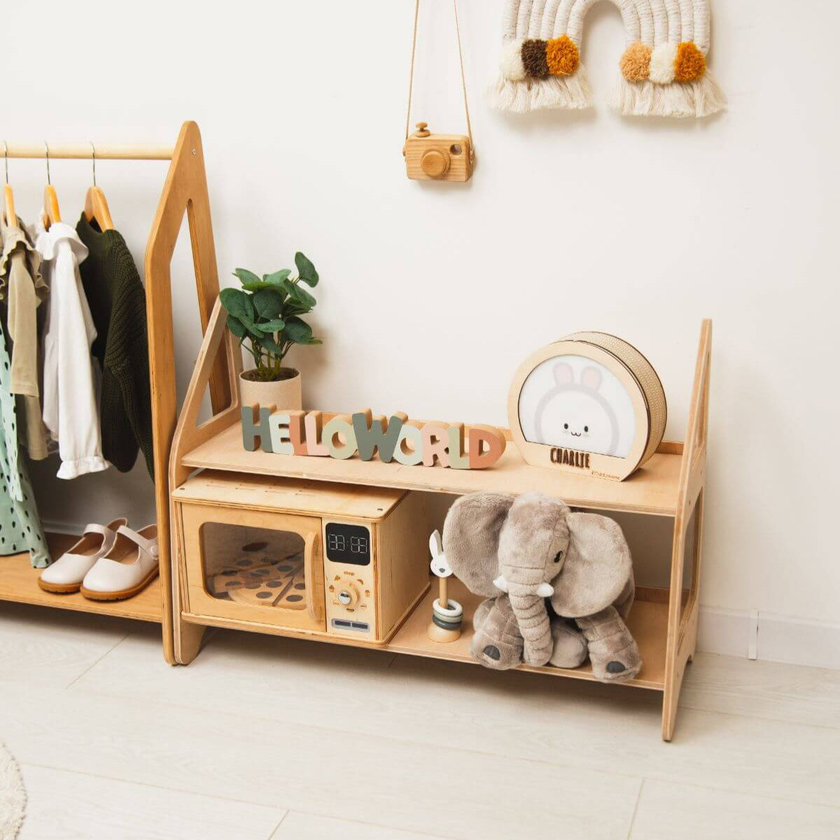 Montessori Playroom Organization Furniture Set