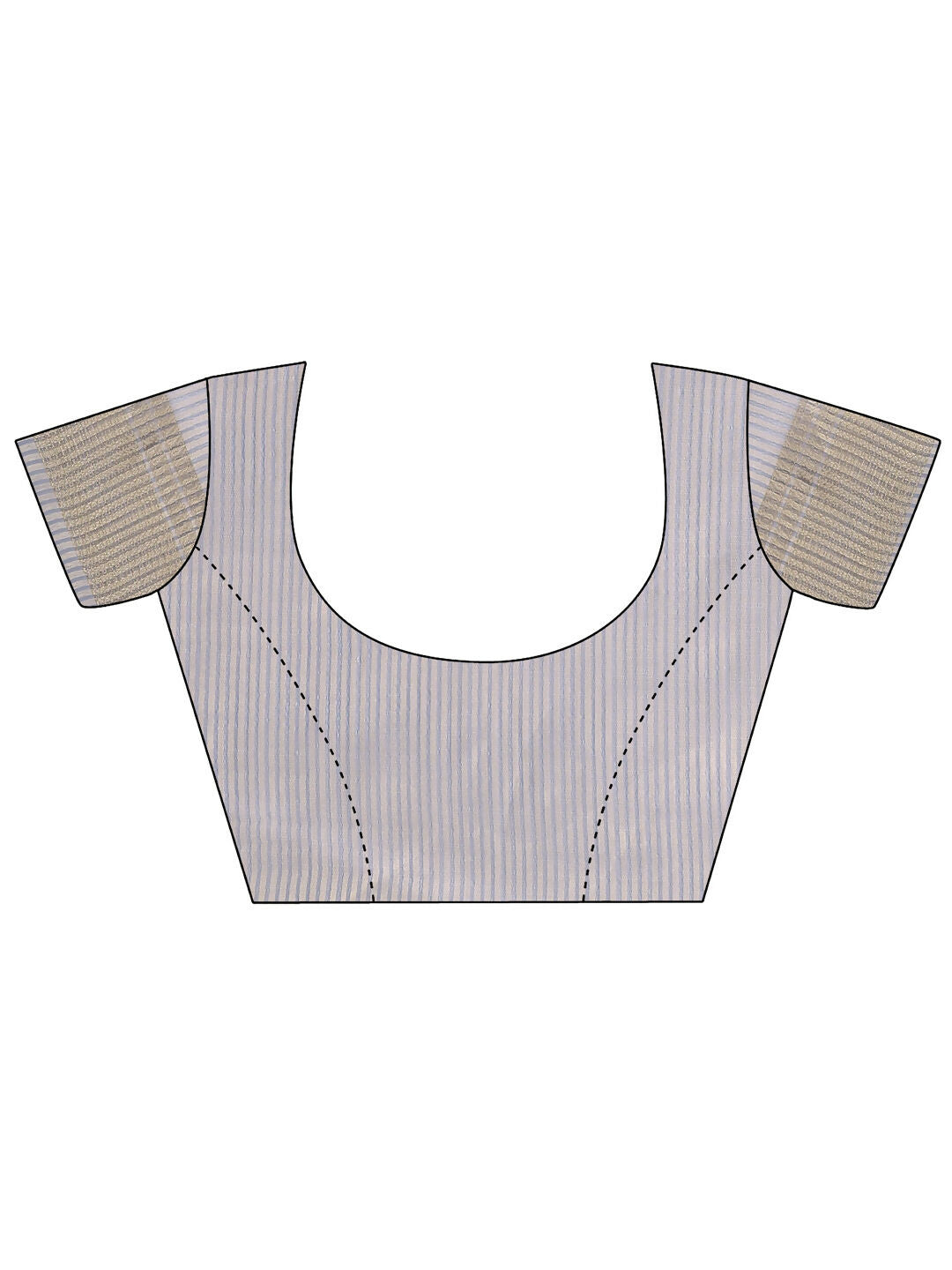Seoul Grey Organza Saree with Matching Blouse Piece