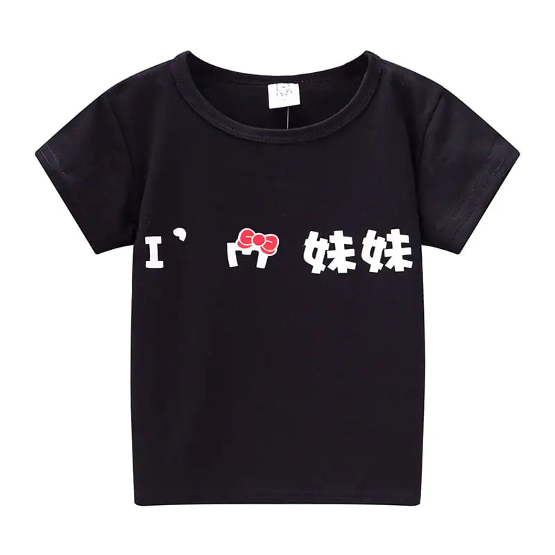Cartoon Short Sleeve T-shirt for Kids (Boys & Girls)