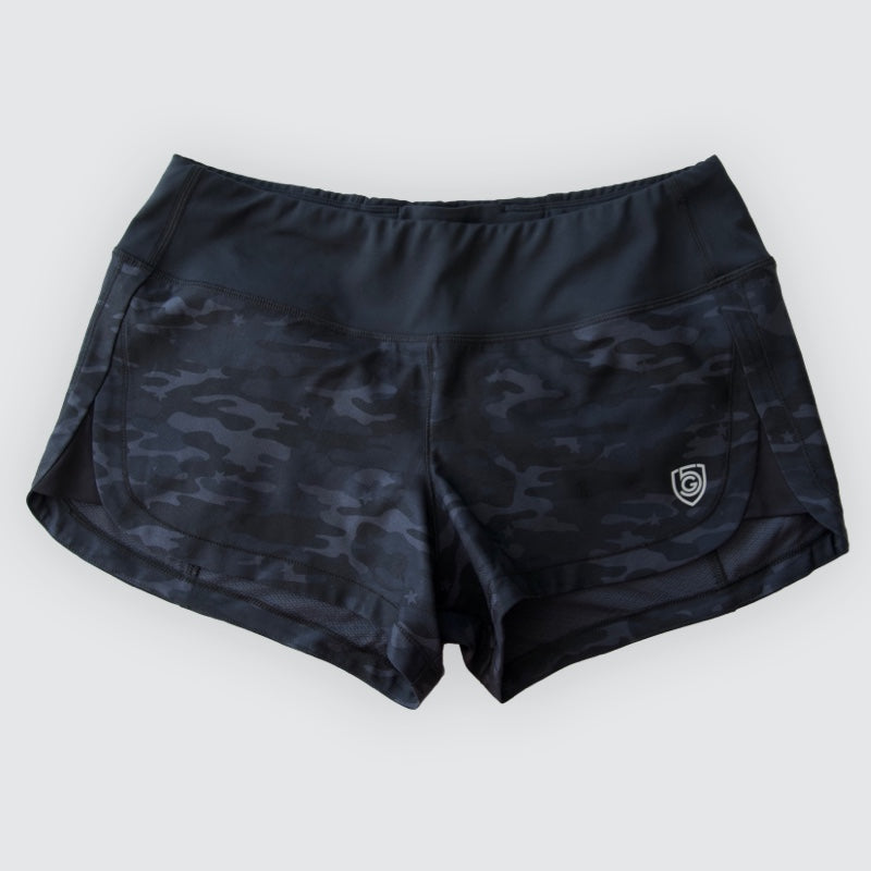 Fast & Free Women's Performance Workout Shorts with Built-in Liner - Image 2