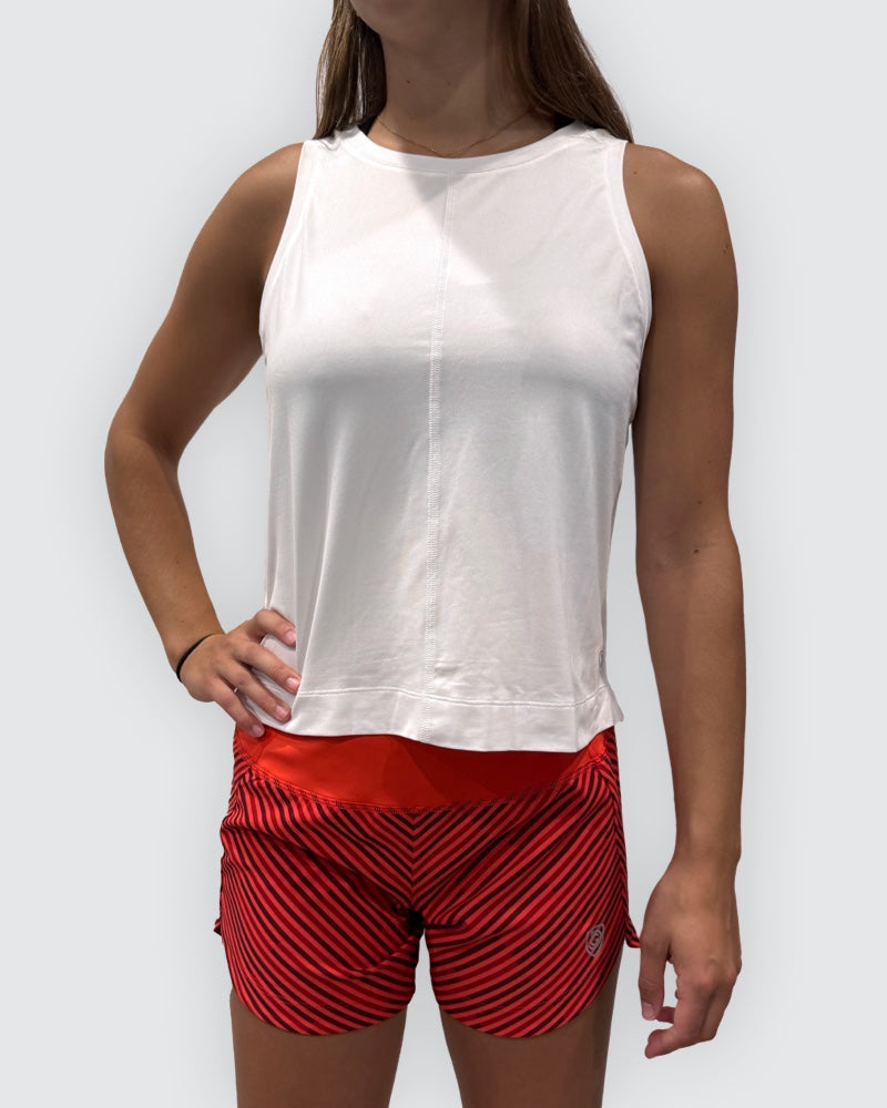 Boxy Crop Tank Top for Athletic Training and Performance - Image 3