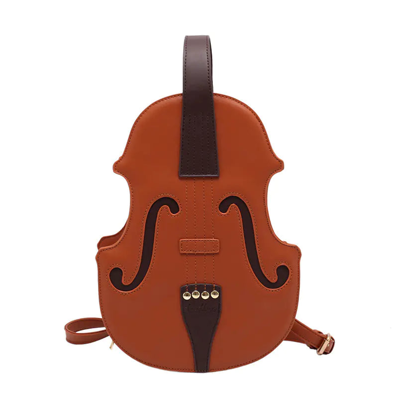 Retro Violin Style Backpack for Women 2020 Fashion