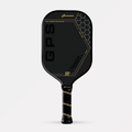 GPS T700 Control pickleball paddle with black and yellow geometric design