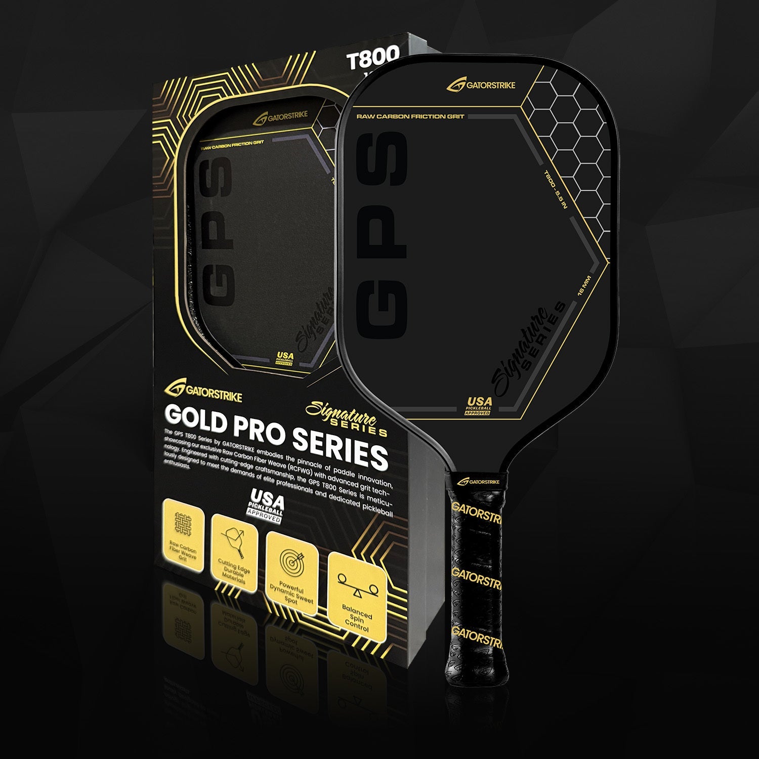 GPS T800 Power Pickleball Paddle with Anti-Vibration Lining