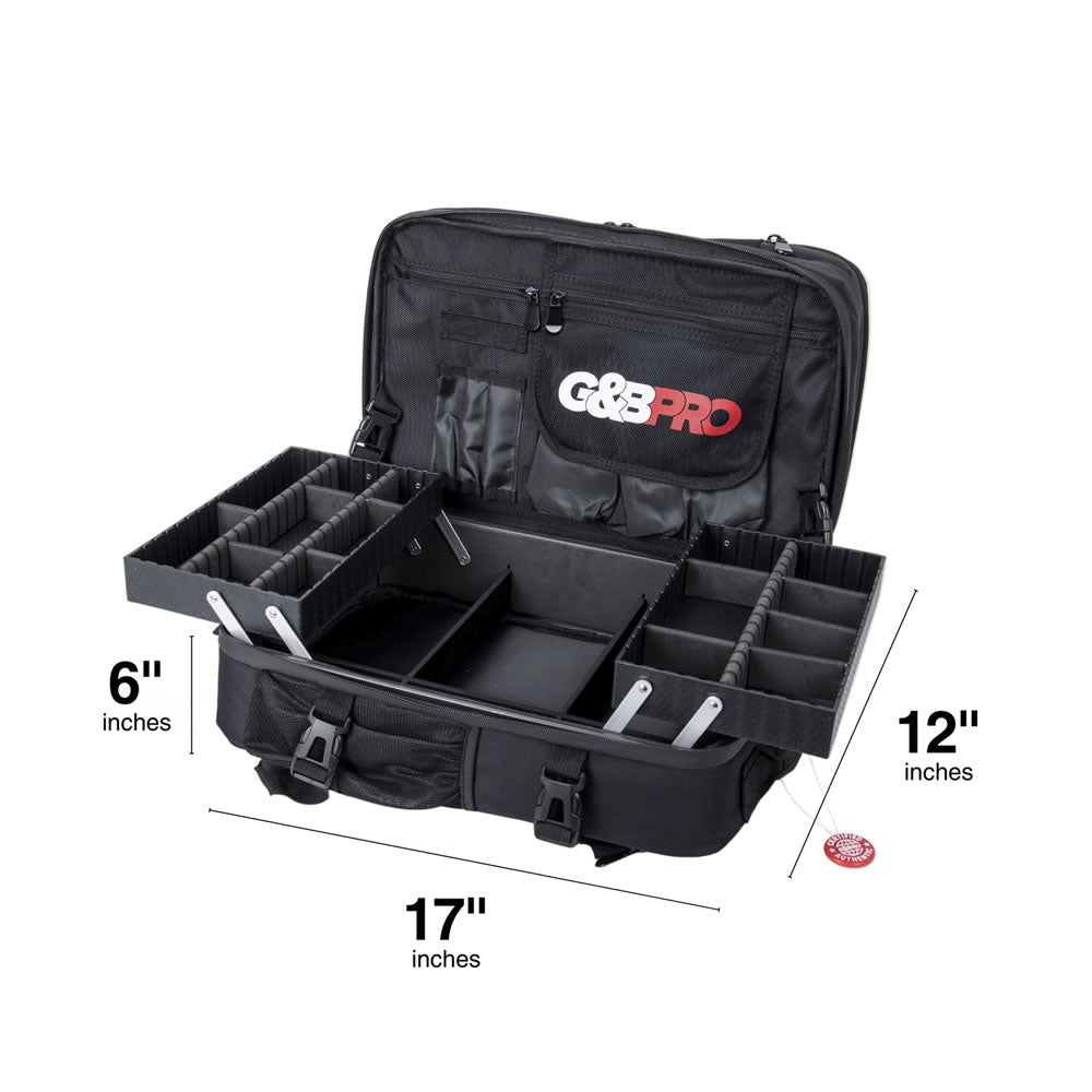 Mid Size Professional Tech Backpack Mobile Station in Black
