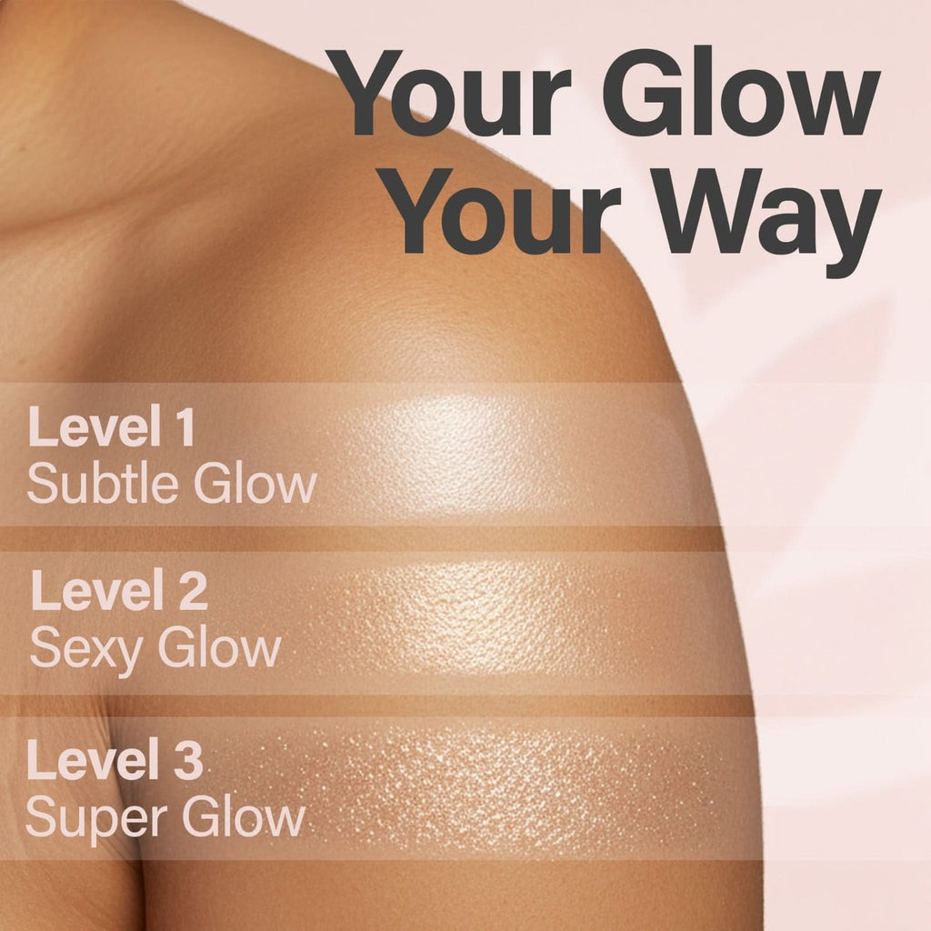 Organic Shimmer Whipped Body Butter Diamond Level 1 Subtle Glow 4oz