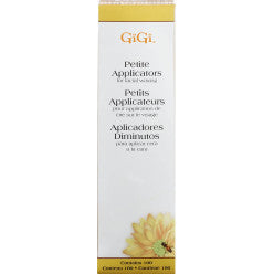 Pack of 100 GiGi Petite Spatula Applicators for precision waxing