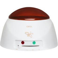 GiGi Economy Wax Warmer unit featuring a temperature control lever and protective see-through cover.