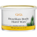 14oz container of Brazilian Body Hard Wax for sensitive skin and coarse hair removal.