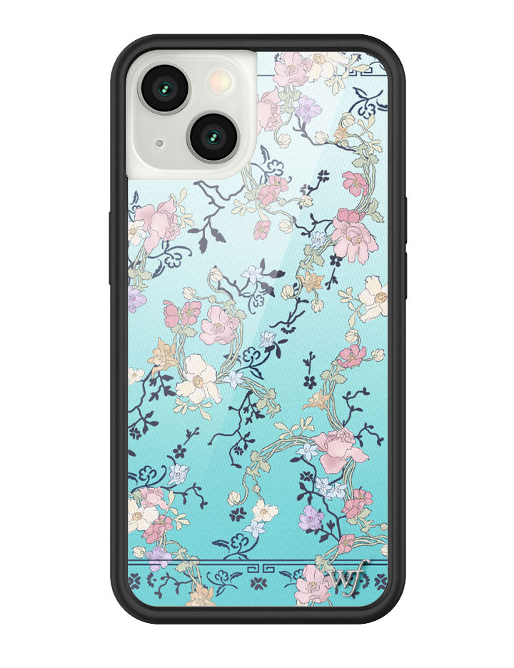 Gallery Girlie Blue iPhone Case
