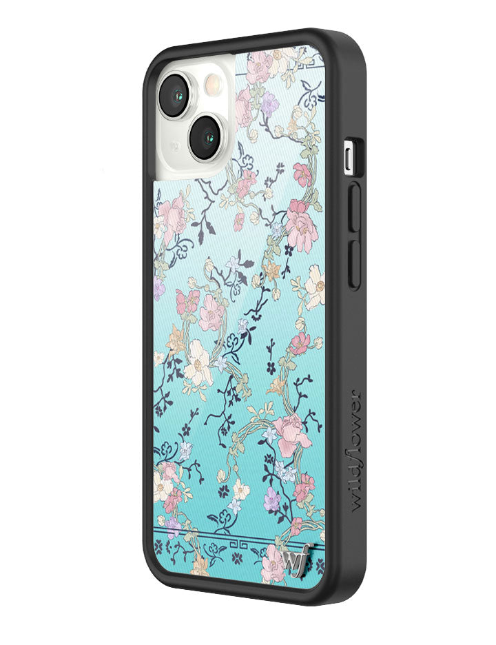 Gallery Girlie Blue iPhone Case