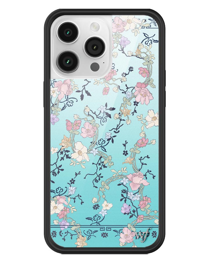 Gallery Girlie Blue Floral iPhone Case Limited Edition - Image 9
